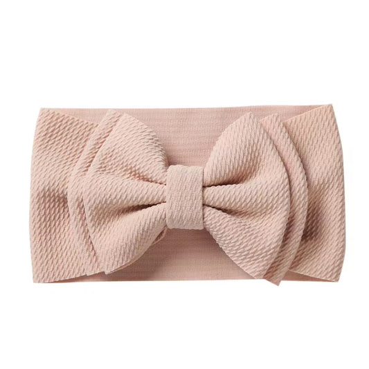 Skin textured bow headband