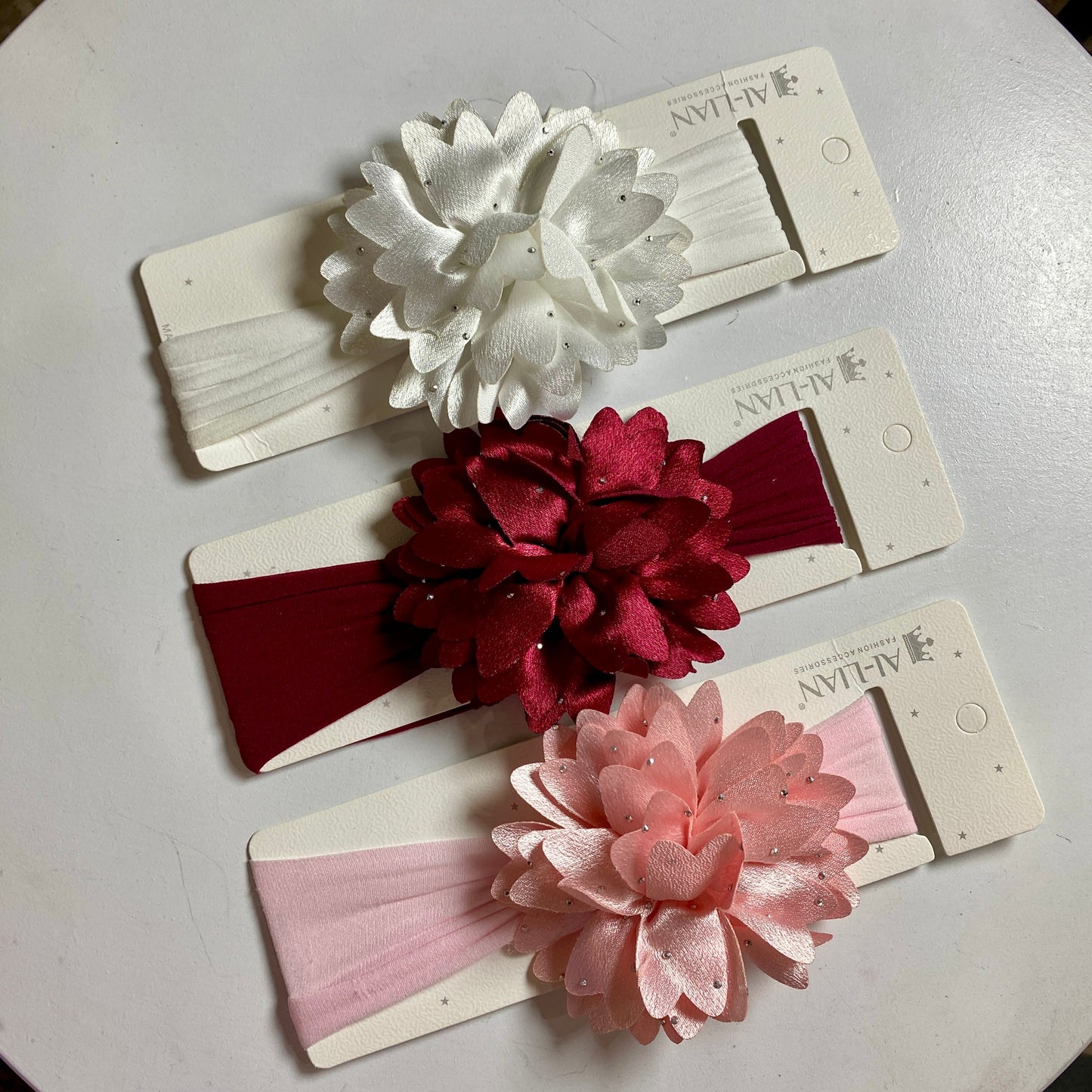 Big flower imported headband
