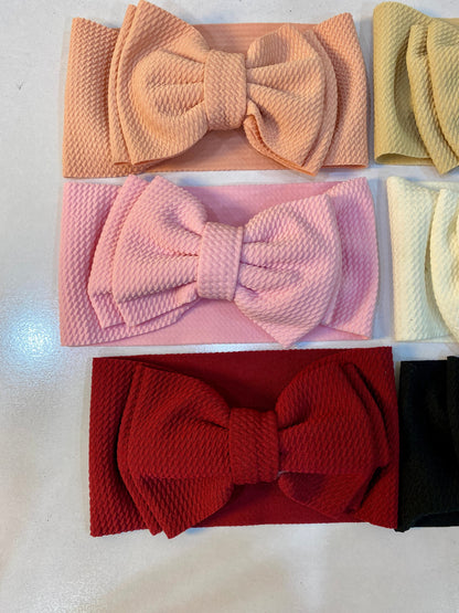 Pack of 6 textured headbands