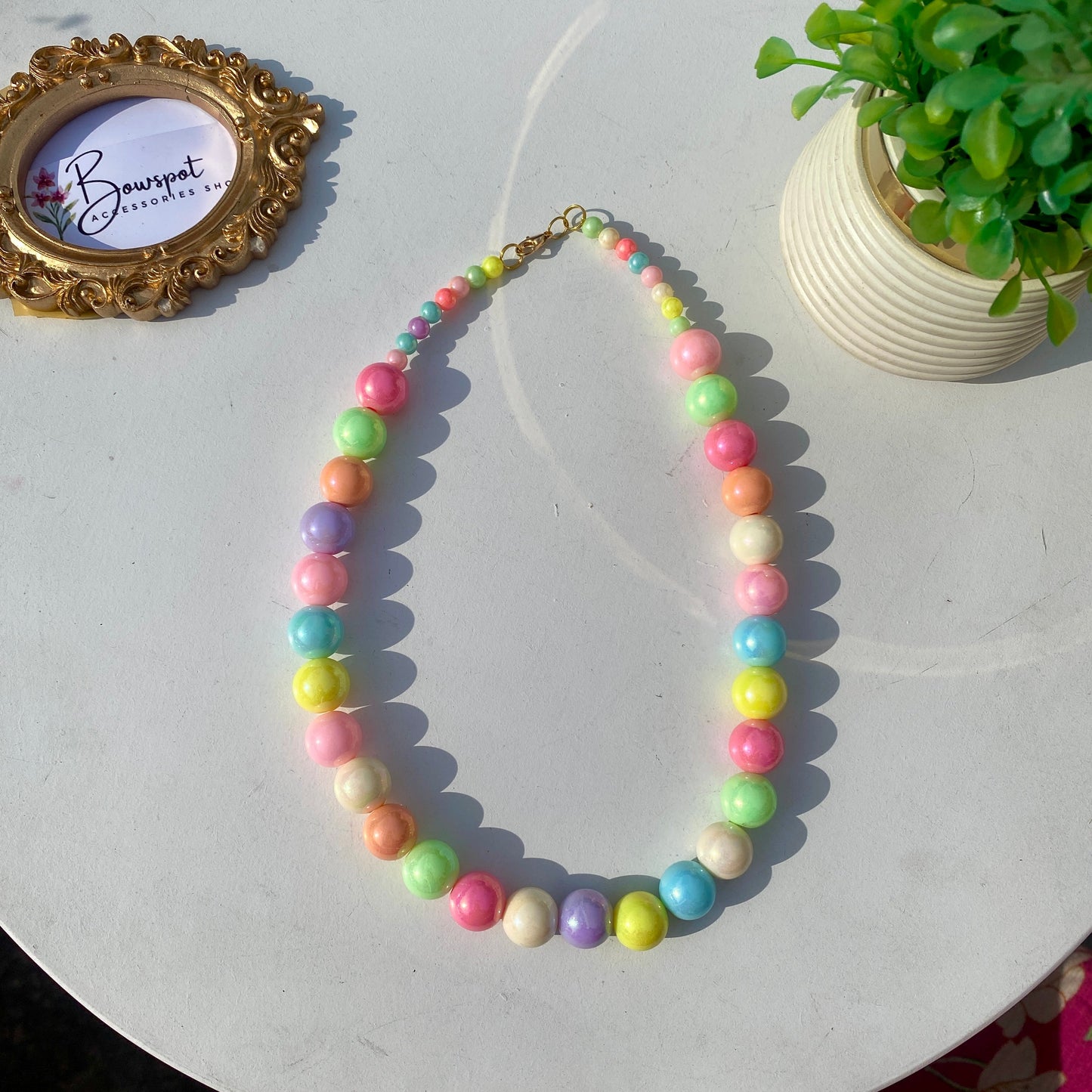 Premium multi color necklace