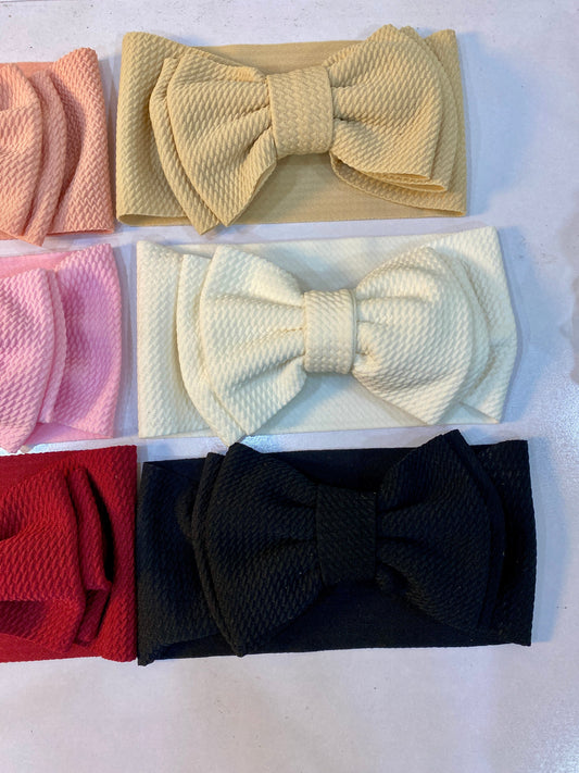 Pack of 6 textured headbands