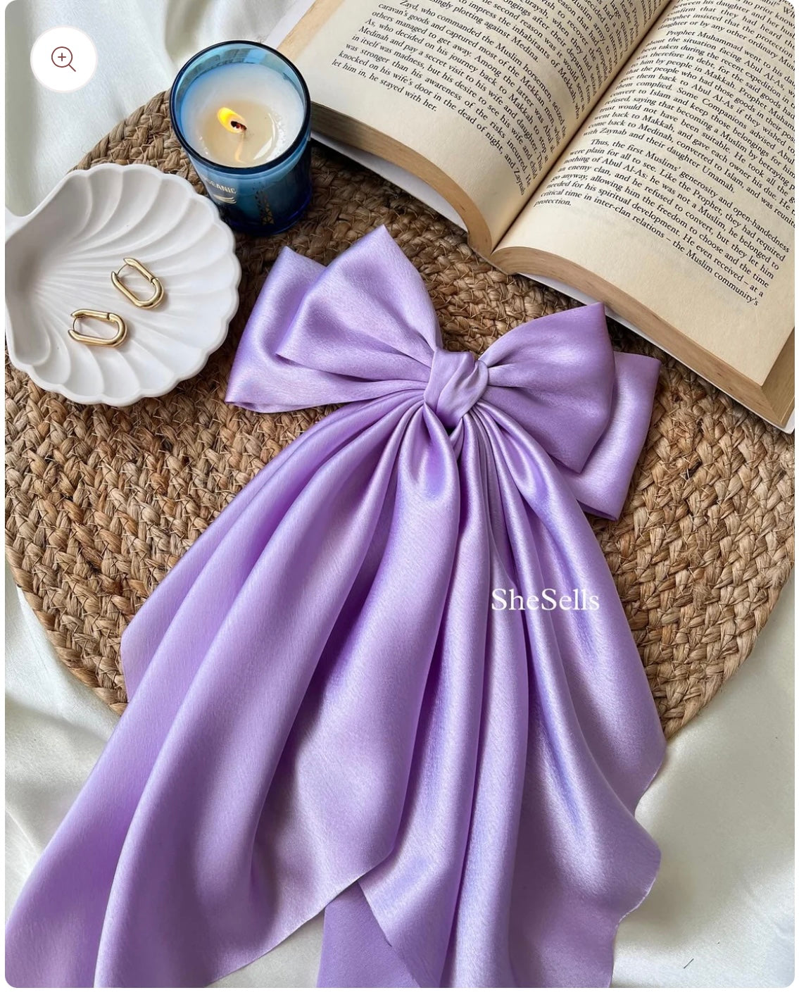 Lilac fairytail bow