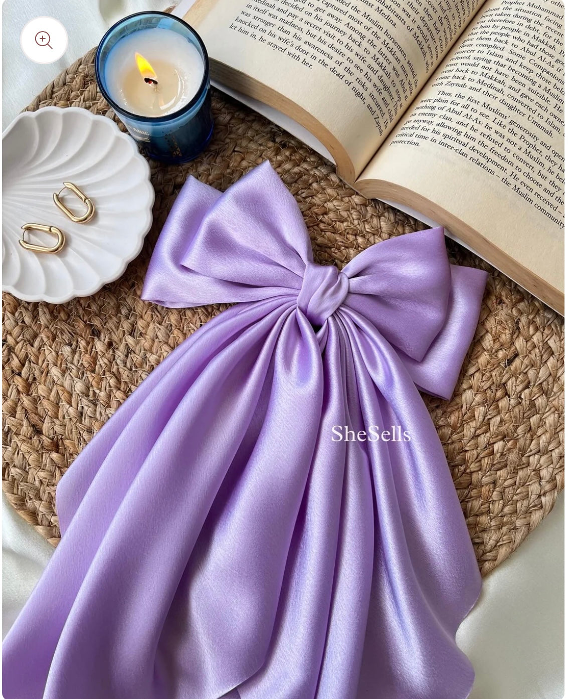 Lilac fairytail bow