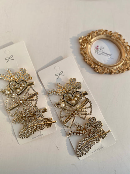 Rhinestone elegant pins